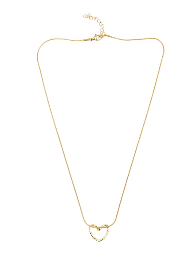 Dainty Open Heart Necklace-thumb-2