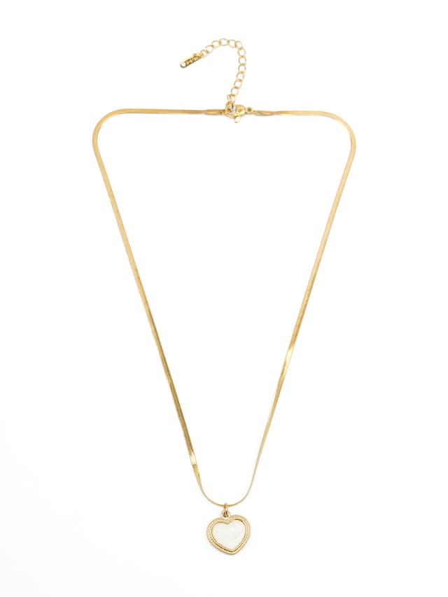 Trendy Gold Snake Chain Bow Lariat-thumb-2
