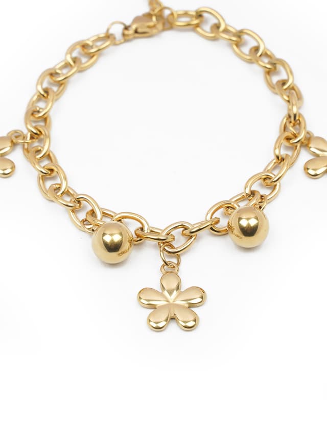 The "Meadow" Charm Chain Bracelet-thumb-1