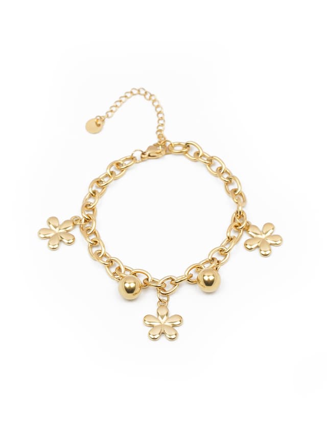 The "Meadow" Charm Chain Bracelet-thumb-2