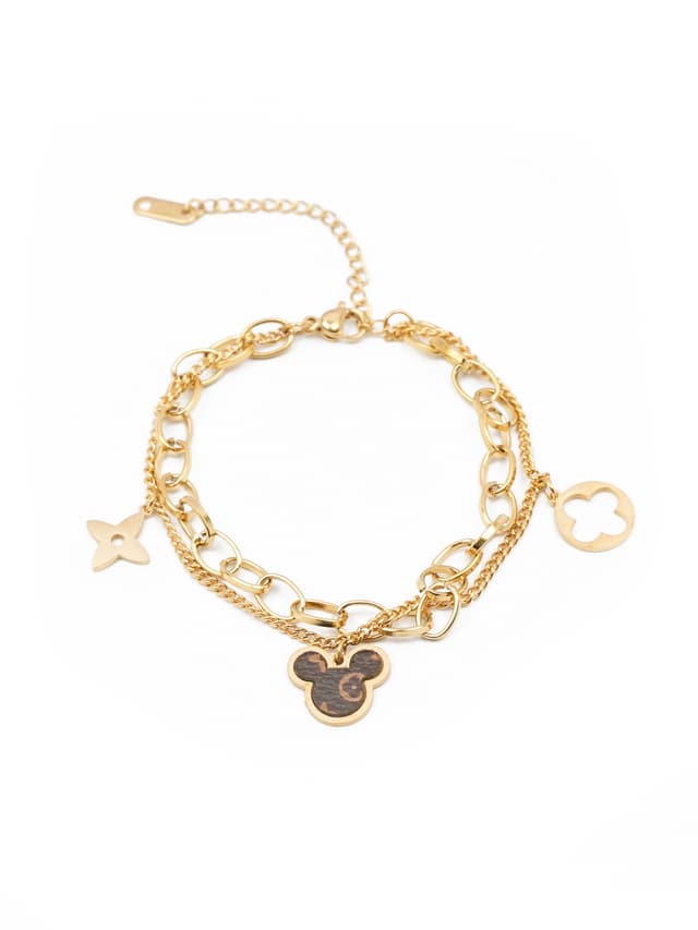 Multi-Layer Celestial Charm Bracelet-thumb-2