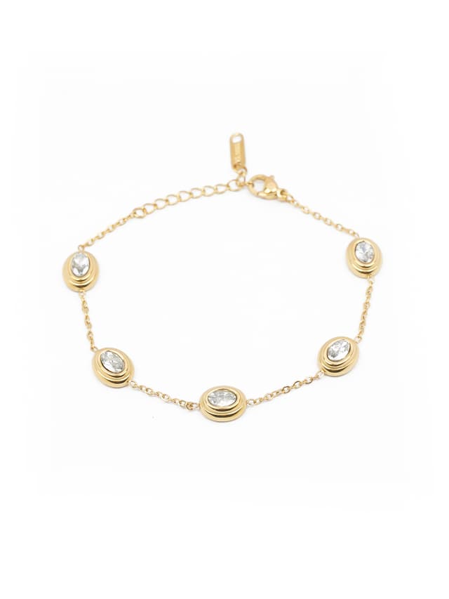 Timeless Oval Station Bracele-thumb-2