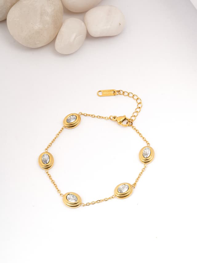 Timeless Oval Station Bracele-thumb-0