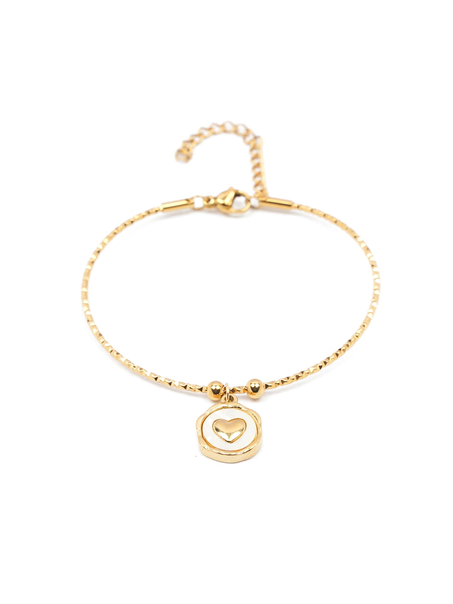 Sweetheart Medallion Charm Bracelet-1