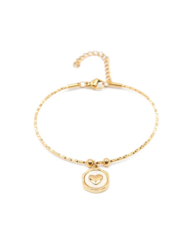 Sweetheart Medallion Charm Bracelet-thumb-1