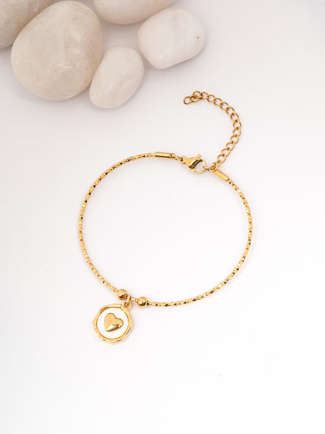 Sweetheart Medallion Charm Bracelet-thumb-0