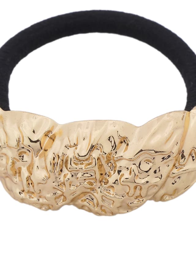 Sculptural Gold Hair Cuffs-thumb-3