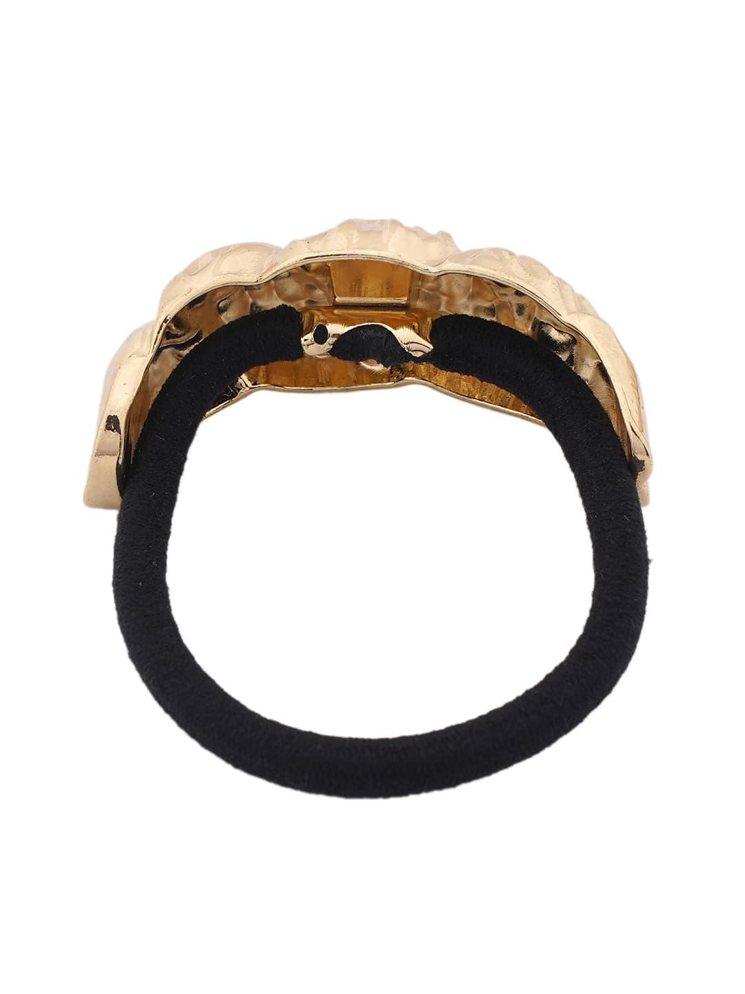 Sculptural Gold Hair Cuffs-2