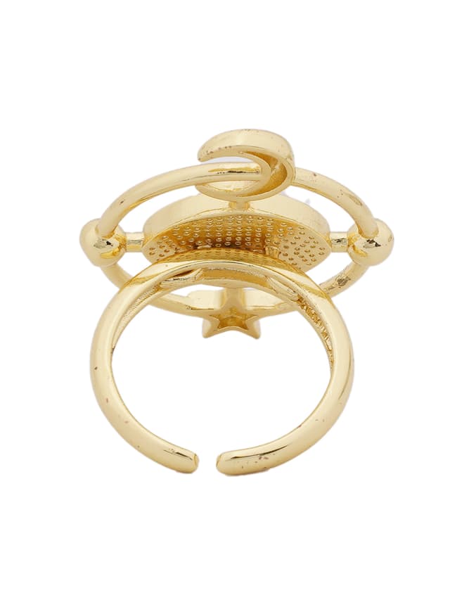 Gold-Tone Evil Eye Celestial Ring-thumb-2