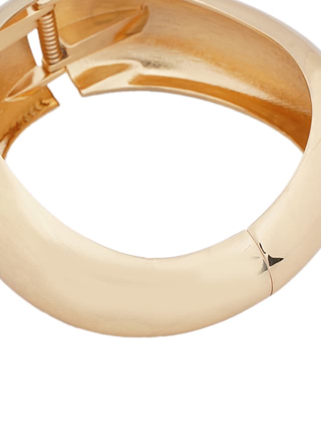 Gold Polished Hinged Bangle-thumb-1