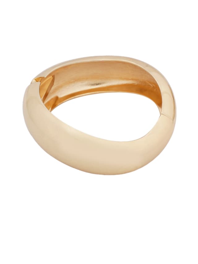 Gold Polished Hinged Bangle-thumb-2