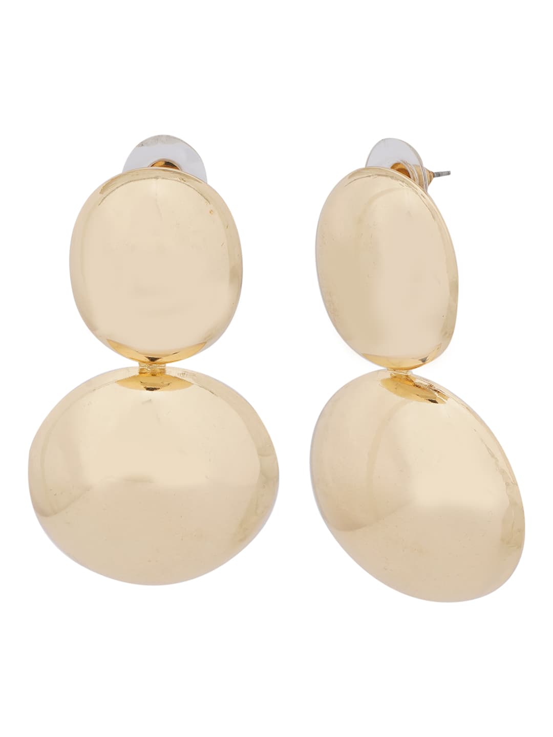 Double Tiered Polished Gold Rounds-1