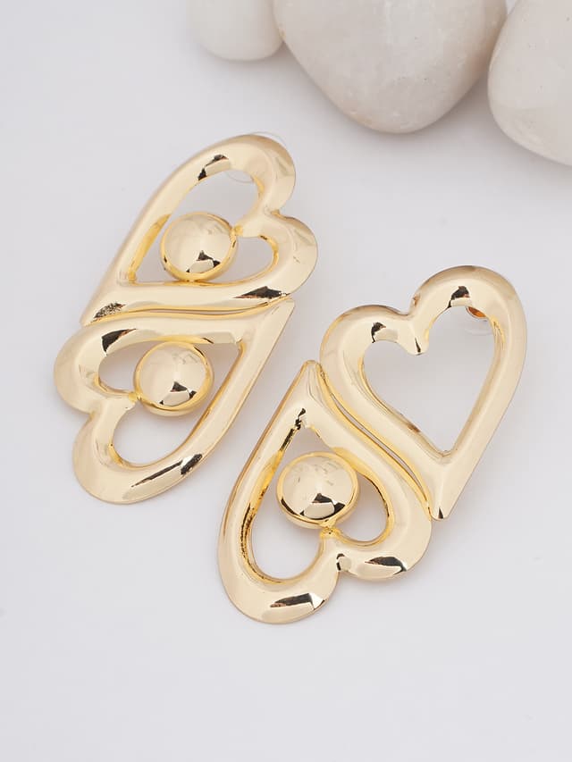 Modernist Open-Heart Studs-thumb-0