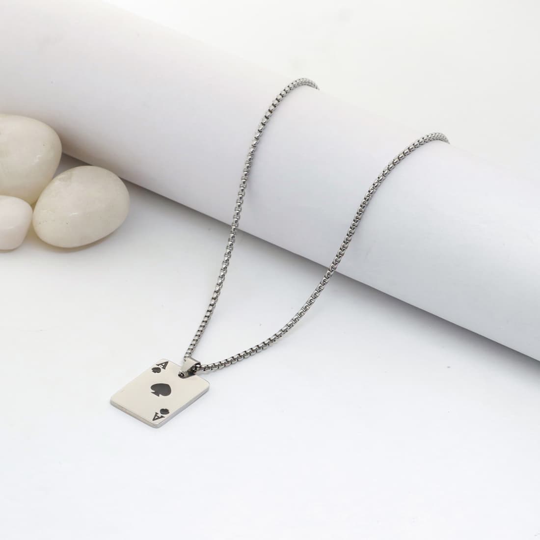 Ace Of Spade Pendant Chain