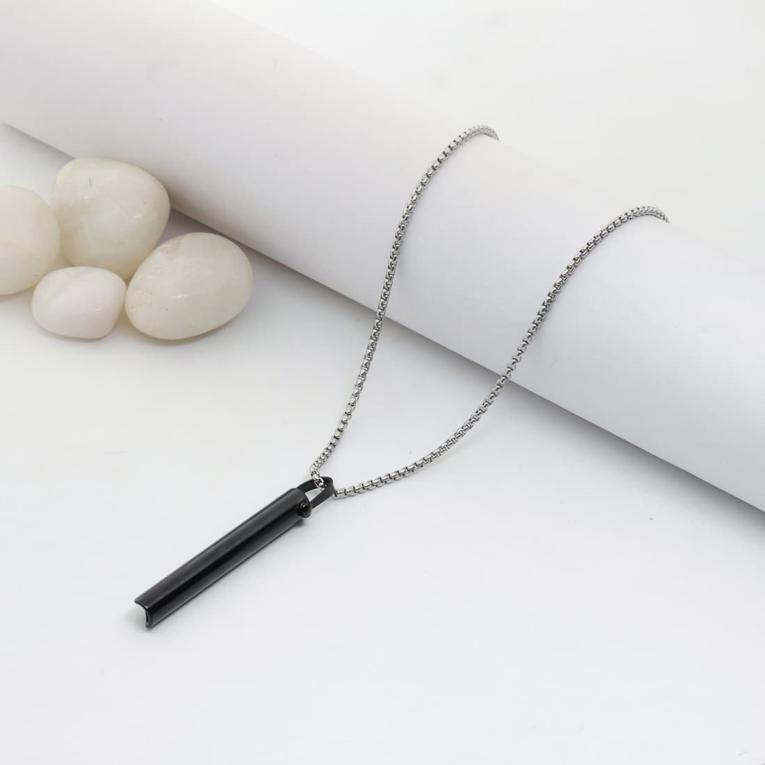 Black Stress Relief Mindful Breathing Chain