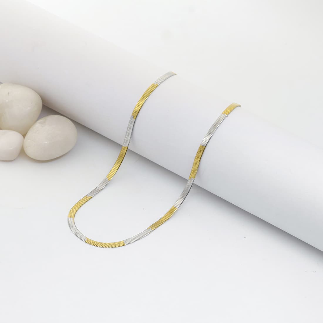 Dual Tone Snake Chain