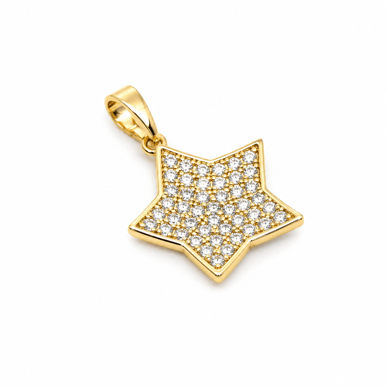 Crystal Starburst Charm Pendant