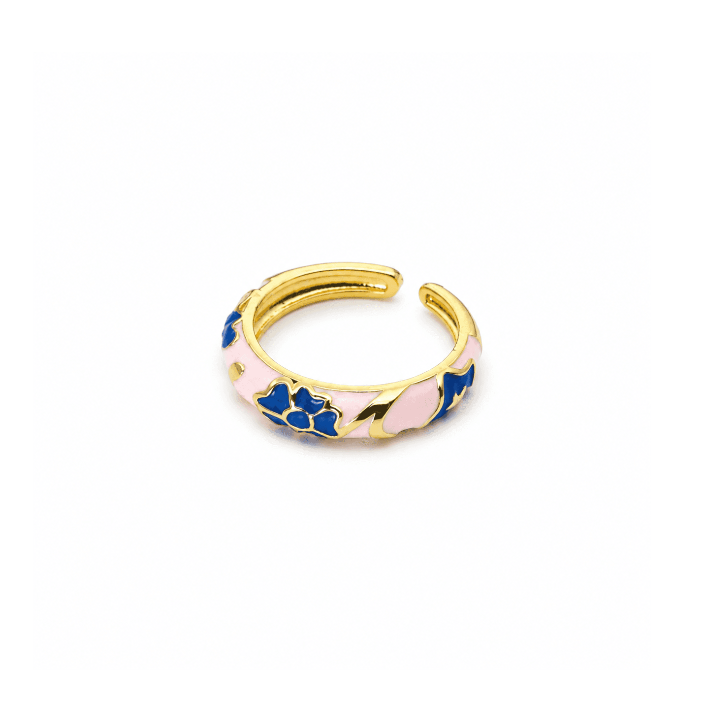 Enamel Flower Ring