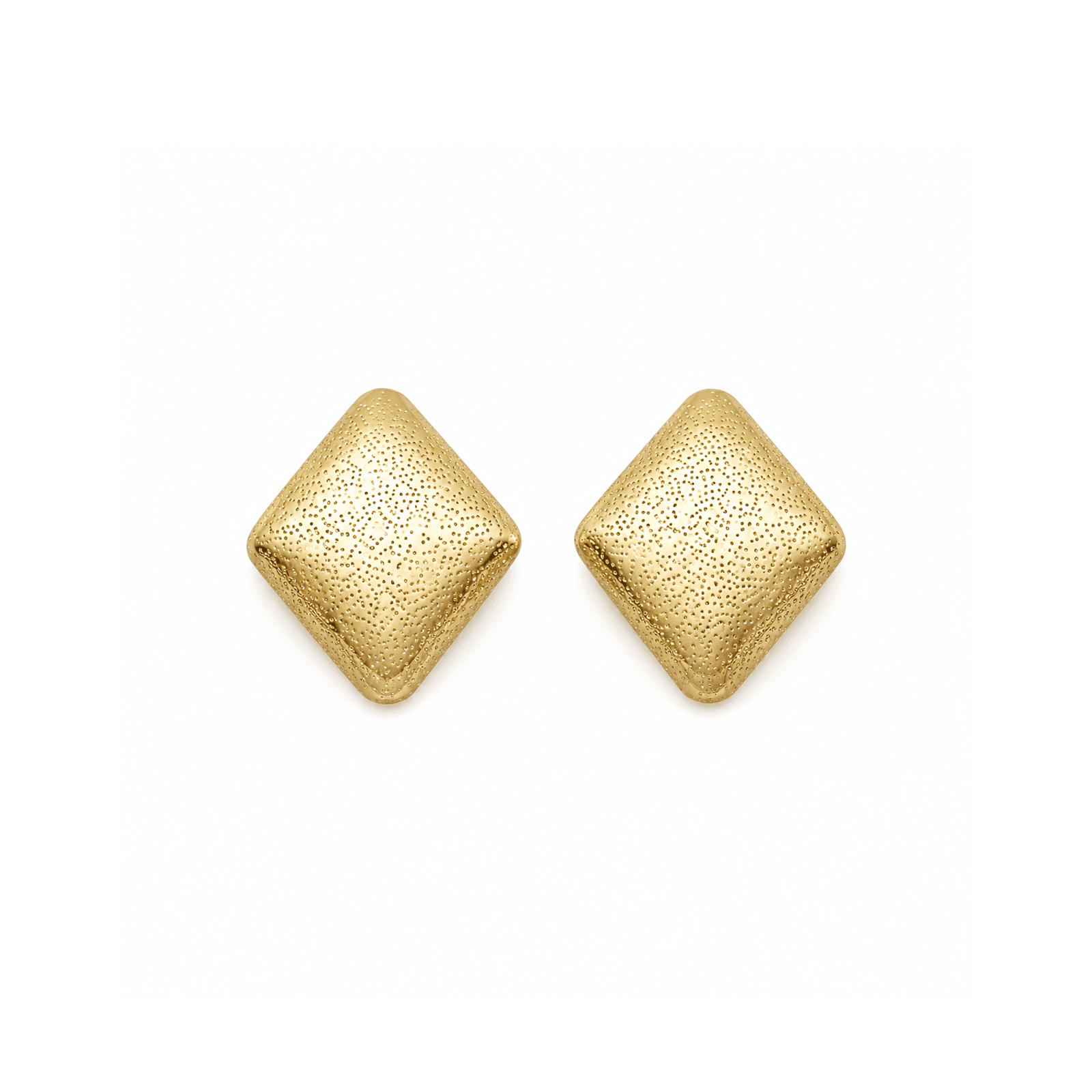 Gold Plated Square Shape Earrings