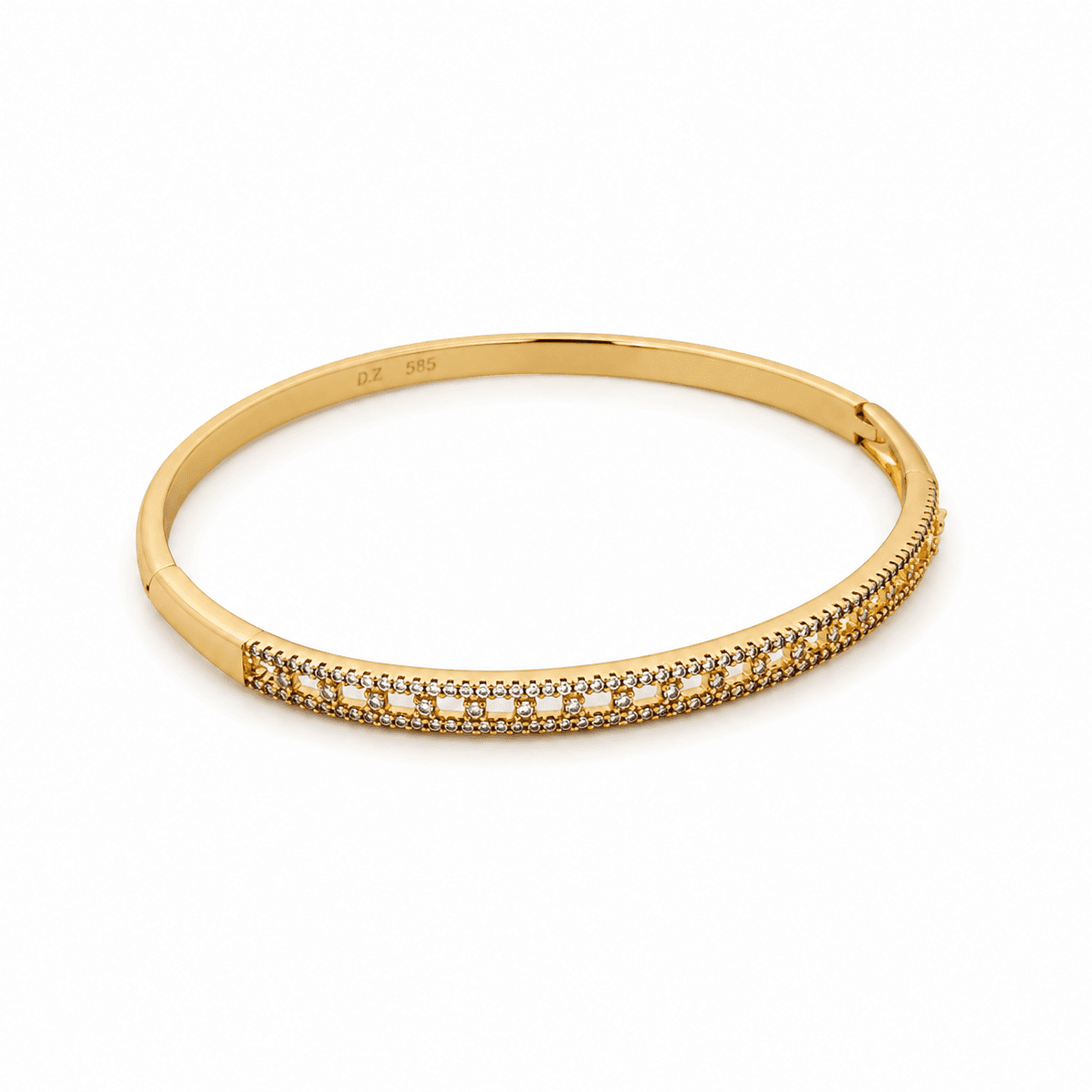 Celeste Diamond Line Bangle