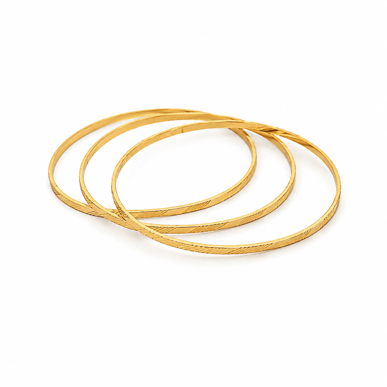 Classic Elegance Gold Plated Bangles