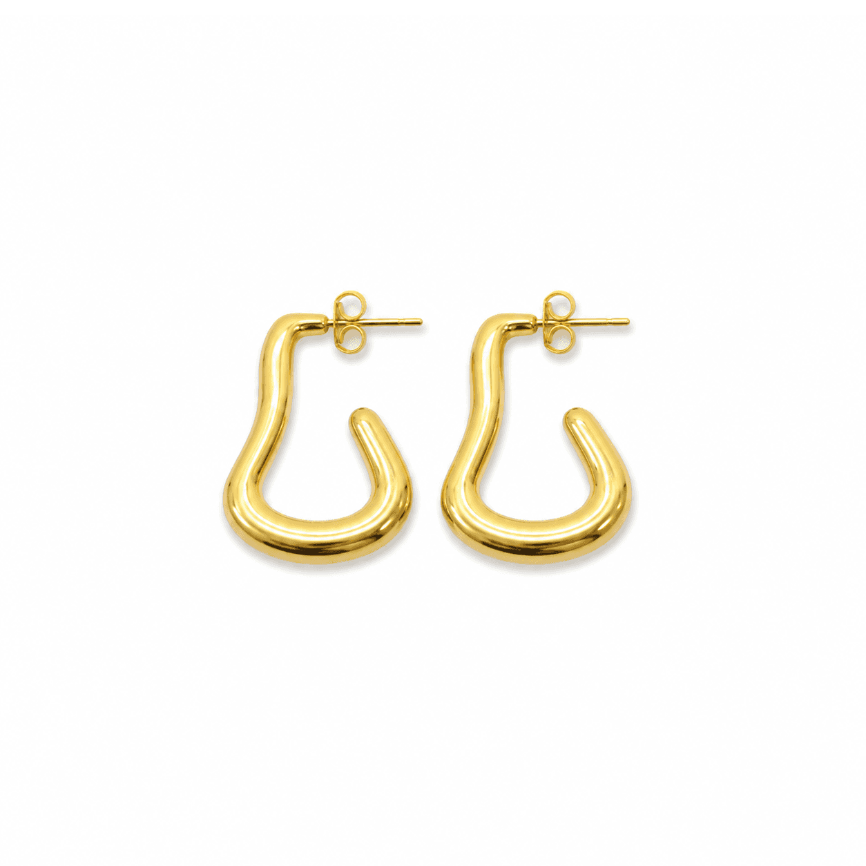 Slim Gold Hoop Earrings